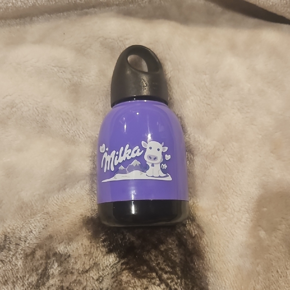 Milka Purple and Black Water Bottle